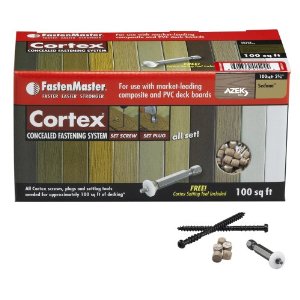 Cortex Screws 100 sq ft (with colour matching plugs)