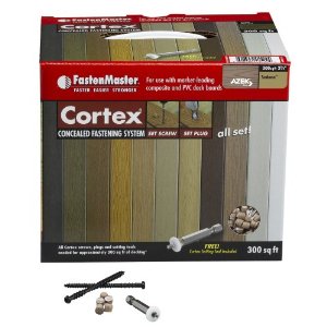 Cortex Screws 300 sq ft (with colour matching plugs)