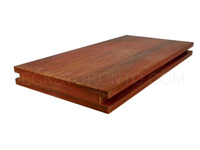 5/4 × 6 Pregrooved Ipe board profile
