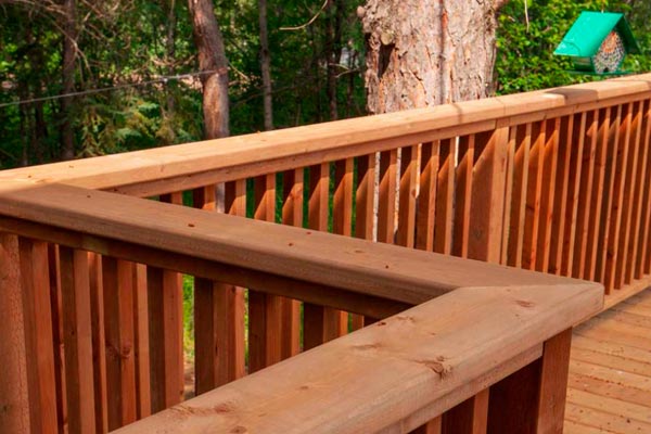 how to build deck railing yourself