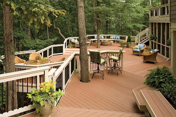how long does composite decking last, their average warranty terms