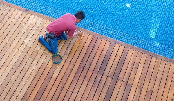 how to clean ipe deck