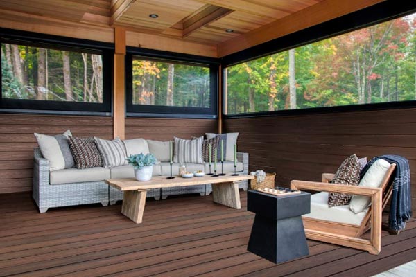 composite decking colors variability