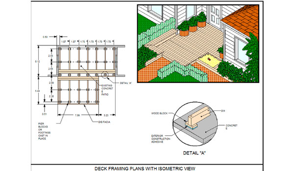 deck permit drawing